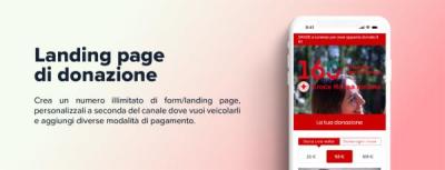 Form / landing page di donazione