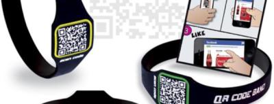 Braccialetti silicone con qr code